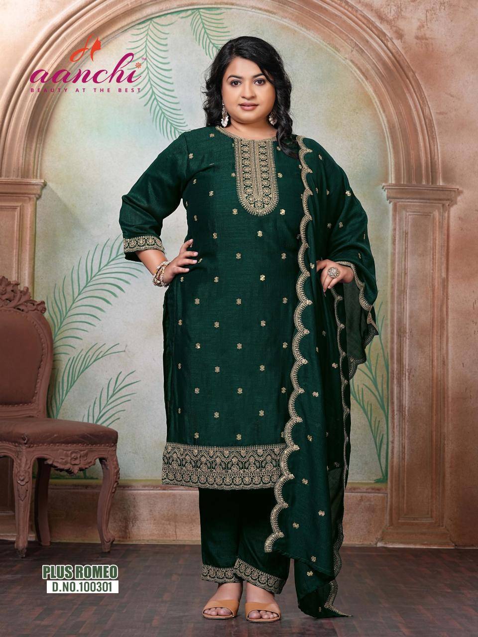 Aanchi plus romeo straight wholesale kurti near me